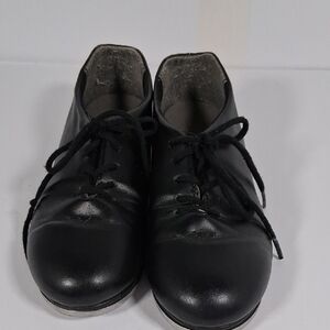 Capezio Black Kids Lace-Up Oxfords